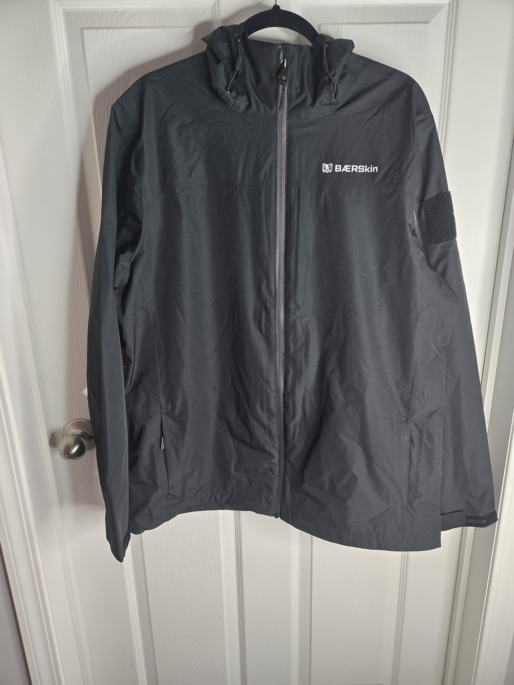 Men's Black Waterproof Hooded Baerskin Tactical Supply Co.   Jacket